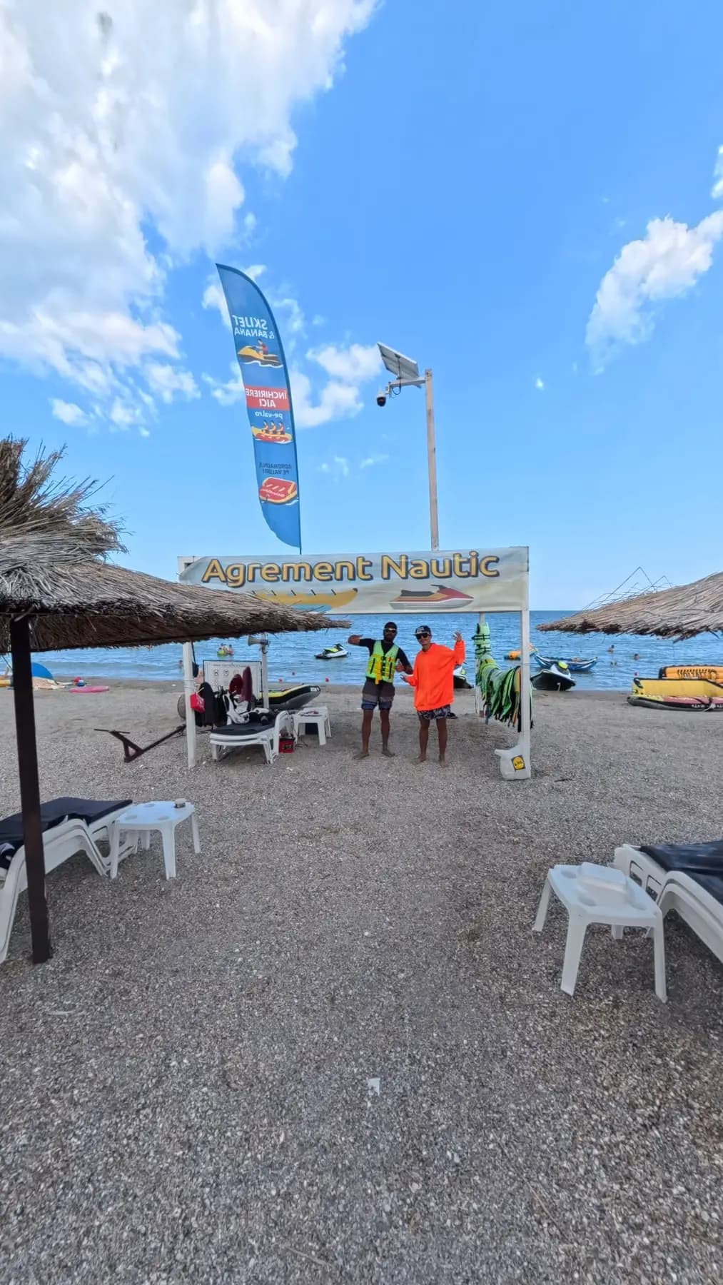 Echipa punctului de agrement nautic Pe-Val.ro din Eforie Nord